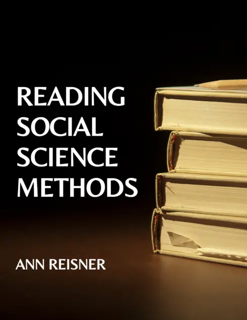 Reading Social Science Methods cover image Read more about Reading Social Science Methods