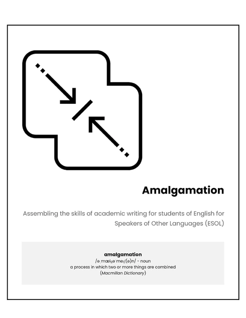 Amalgamation cover image Read more about Amalgamation