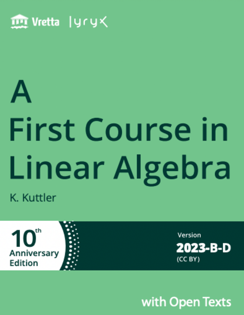 Read more about A First Course in Linear Algebra - 10th Edition