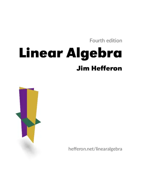 Linear Algebra cover image Read more about Linear Algebra