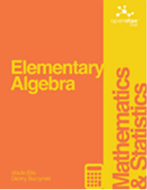 Elementary Algebra cover image Read more about Elementary Algebra