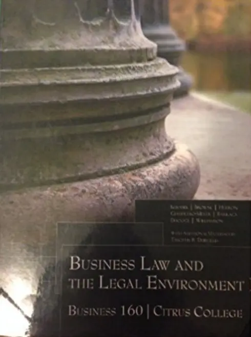 Business Law and the Legal Environment cover image Read more about Business Law and the Legal Environment