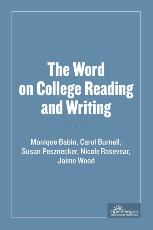The Word on College Reading and Writing cover image Read more about The Word on College Reading and Writing