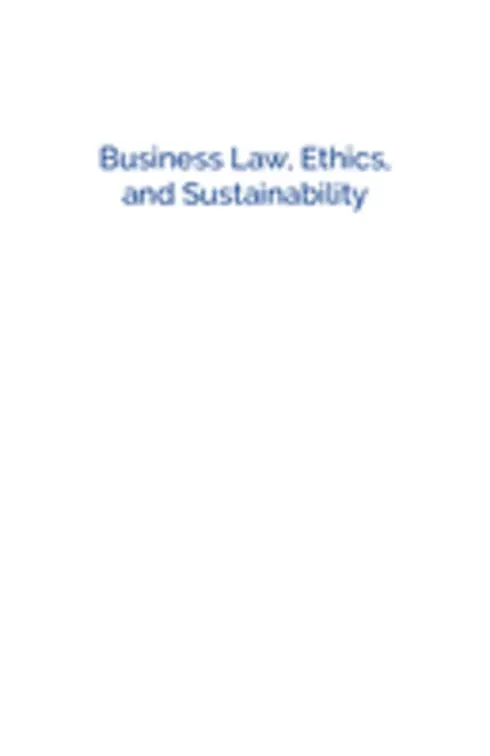 Business Law, Ethics, and Sustainability cover image Read more about Business Law, Ethics, and Sustainability