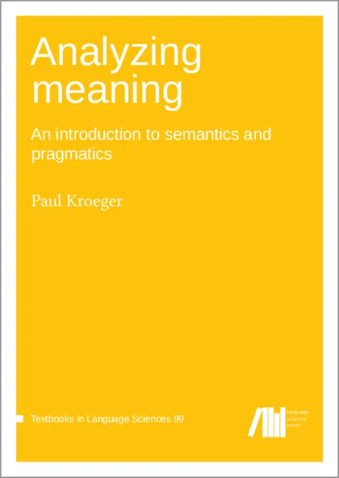 Read more about Analyzing meaning: An introduction to semantics and pragmatics