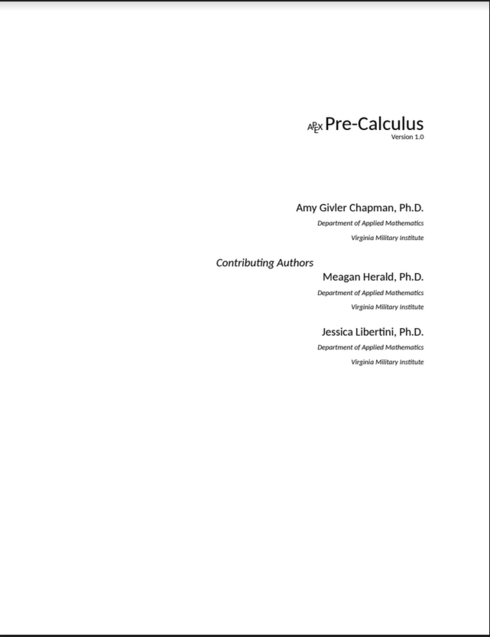 Read more about APEX PreCalculus