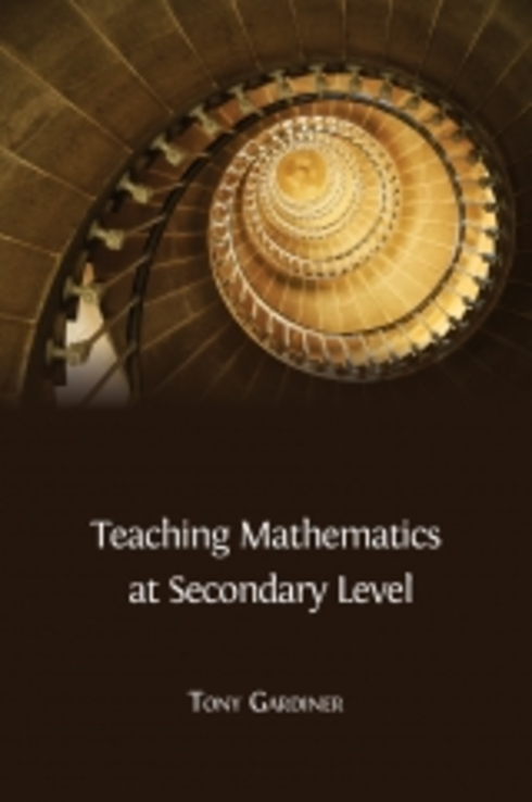 Teaching Mathematics at Secondary Level cover image Read more about Teaching Mathematics at Secondary Level