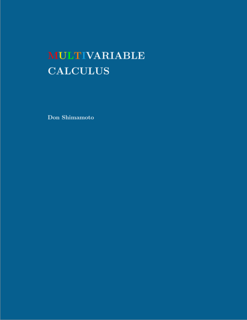 Read more about Multivariable Calculus